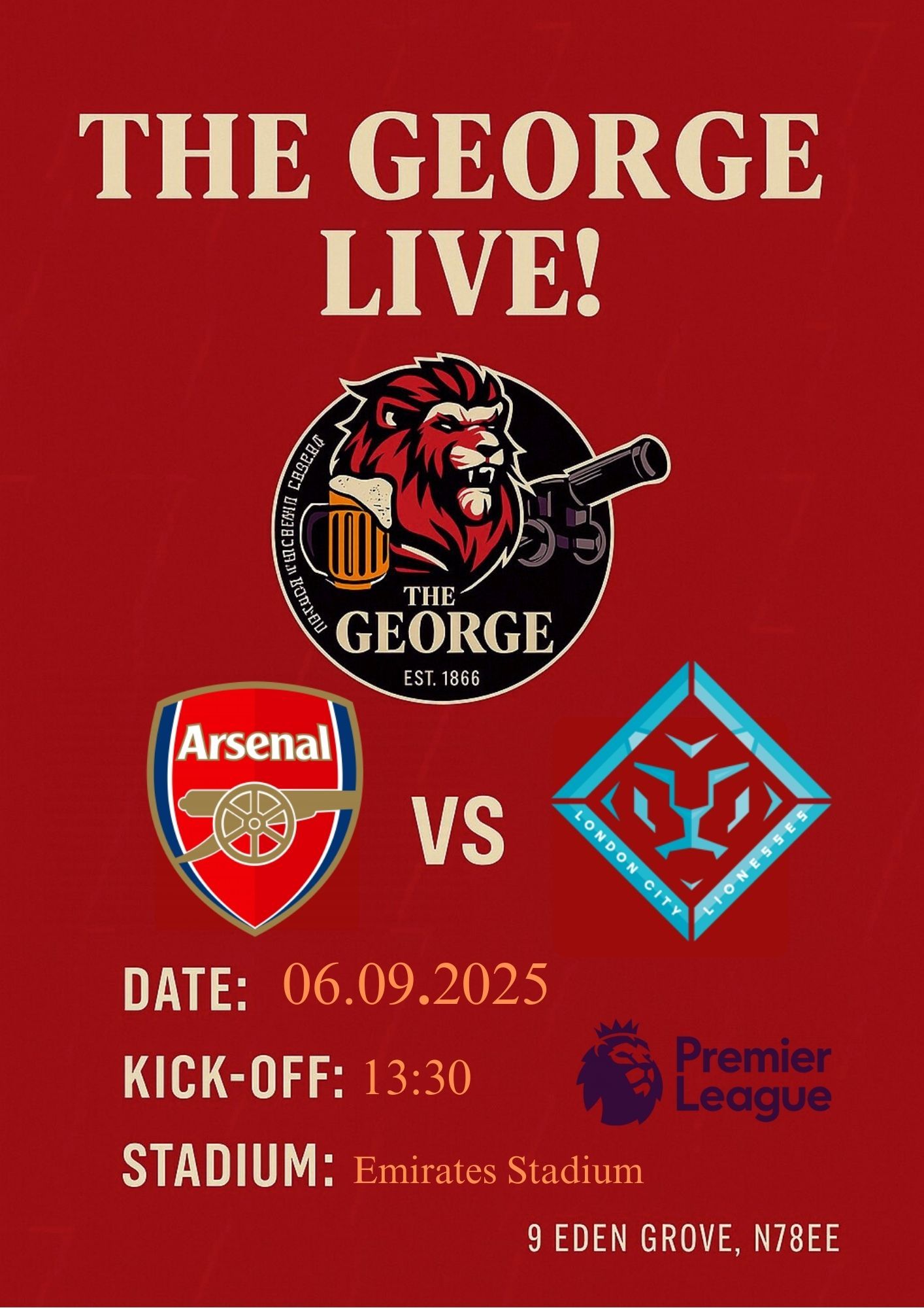 Arsenal Woman -London City Lionesses